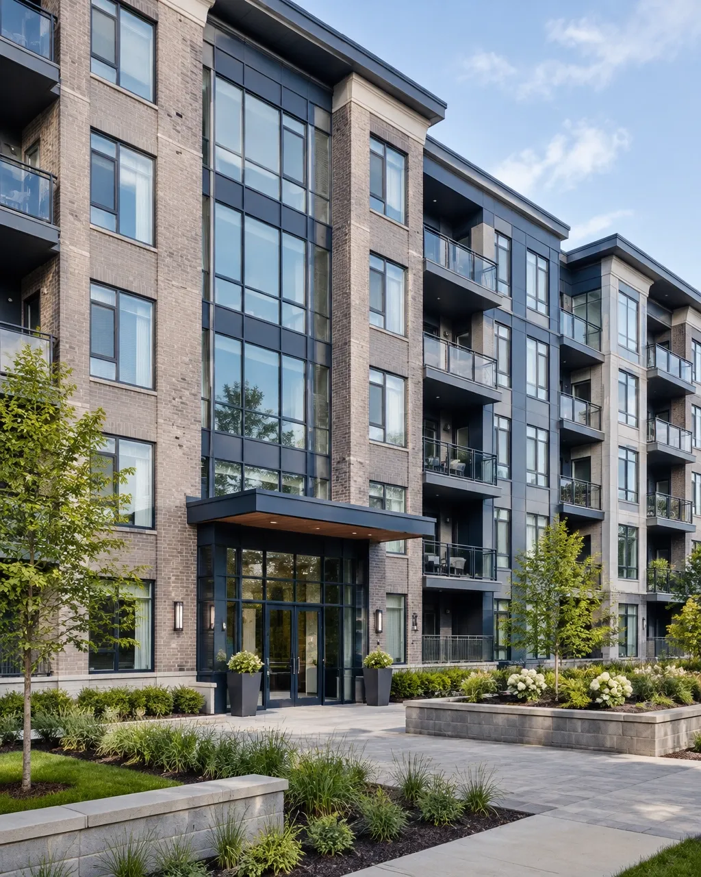 Large multifamily apartment community